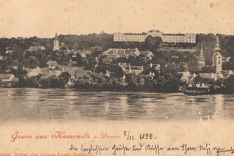 Kamenitz from the Danube, Sremska Kamenica, 5 November 1899