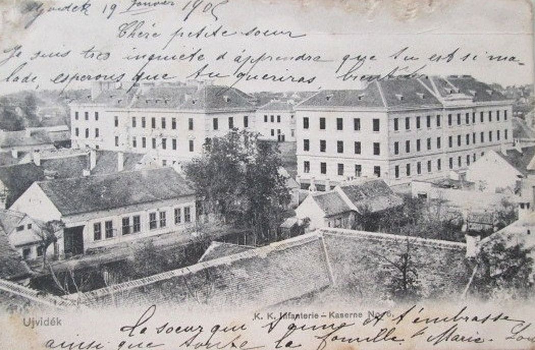 The military barracks, King Peter I Military Barracks, Novi Sad, 1900s