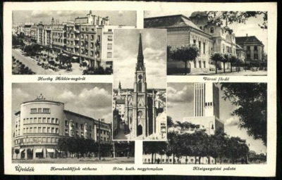 Five Views: Horthy Miklós Avenue and Novi Sad's Public Buildings, The Merchant Youths' Home, 1941–1944