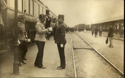 Archduke Joseph Received at the Station, Novi Sad Aviation Days, The Old Railway Station, 12 May 1913