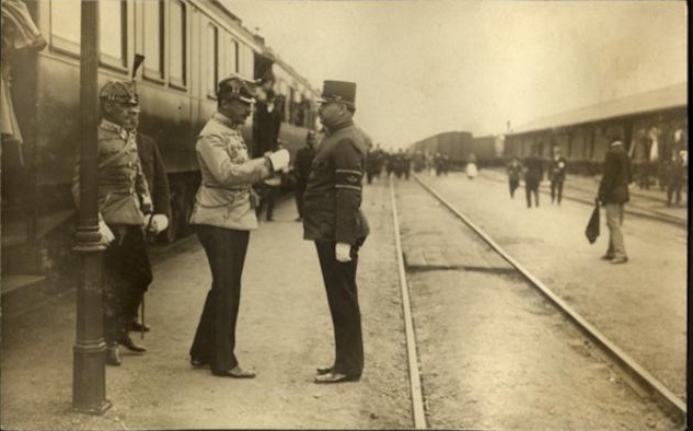 Archduke Joseph Received at the Station, Novi Sad Aviation Days, The Old Railway Station, 12 May 1913