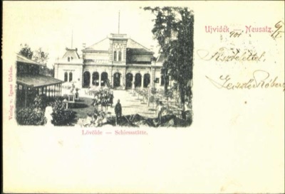 The Shooting Range's Arcaded Clubhouse and Garden, Novi Sad, Civic Shooting Hall, 1901.