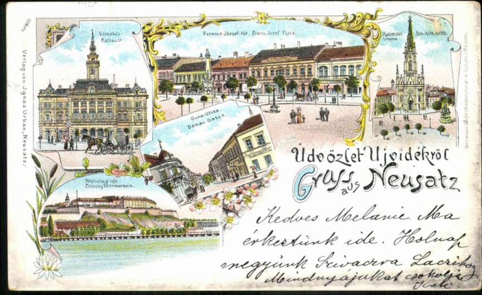 Five Views of Novi Sad and Petrovaradin, 1898, Liberty Square