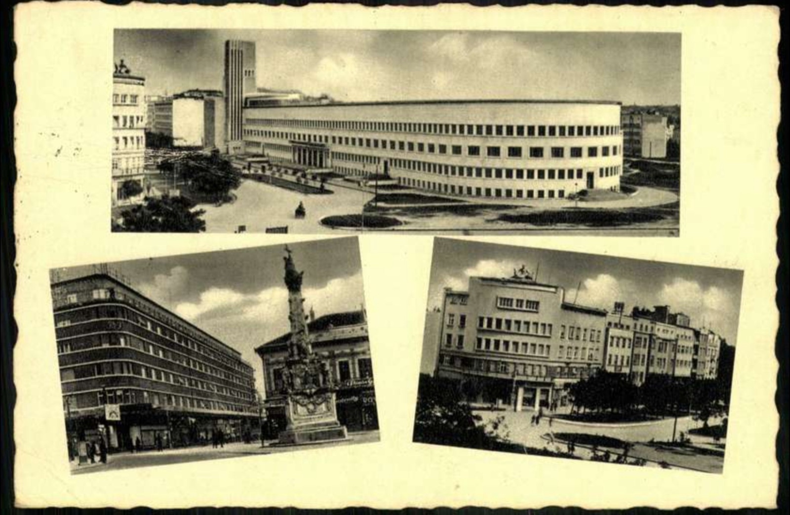 Modern Novi Sad: a Curved Building, a Column and a Boulevard Corner, Banovina Palace, 1919–1941
