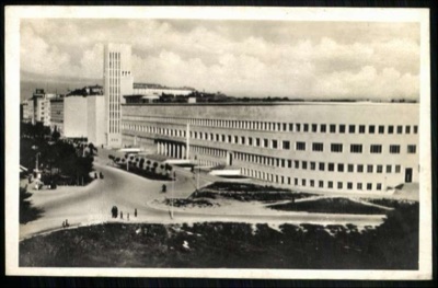 The Former Banovina Palace, a Roundabout of Young Trees, Novi Sad, 1941–1945