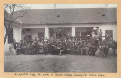 Staff of the Novi Sad post and telegraph office, 1898