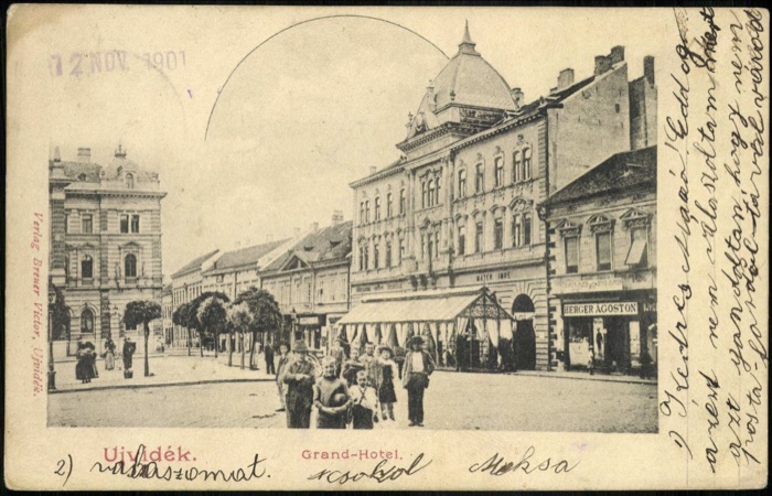 The Grand Hotel on Main Street, Grand Hotel Mayer, Novi Sad, 1901