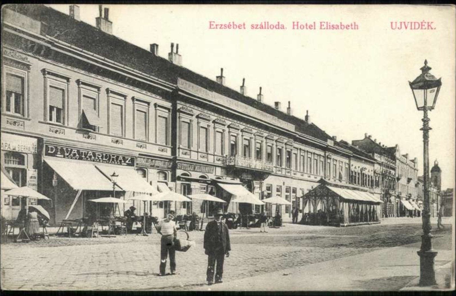 Витрины отеля «Елизавета», Отель «Королева Мария», Нови-Сад, 1896–1918