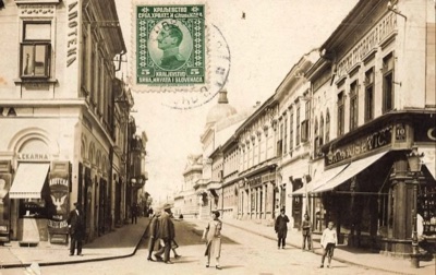 A street corner under the Kingdom, Lebarski Sokak, Novi Sad, 1919-1929