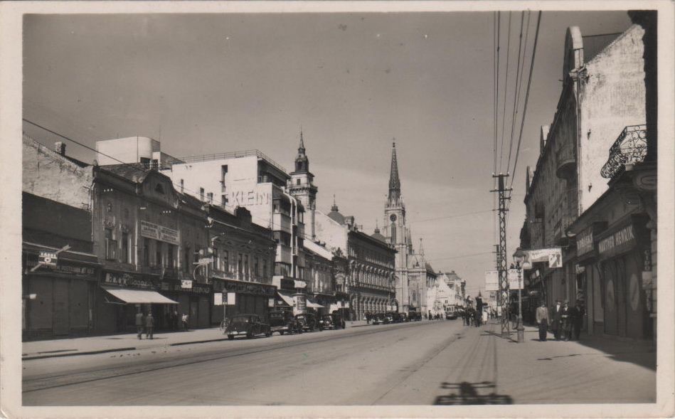 Adolf Hitler street, Kralja Aleksandra Street, Novi Sad, 1941–1944