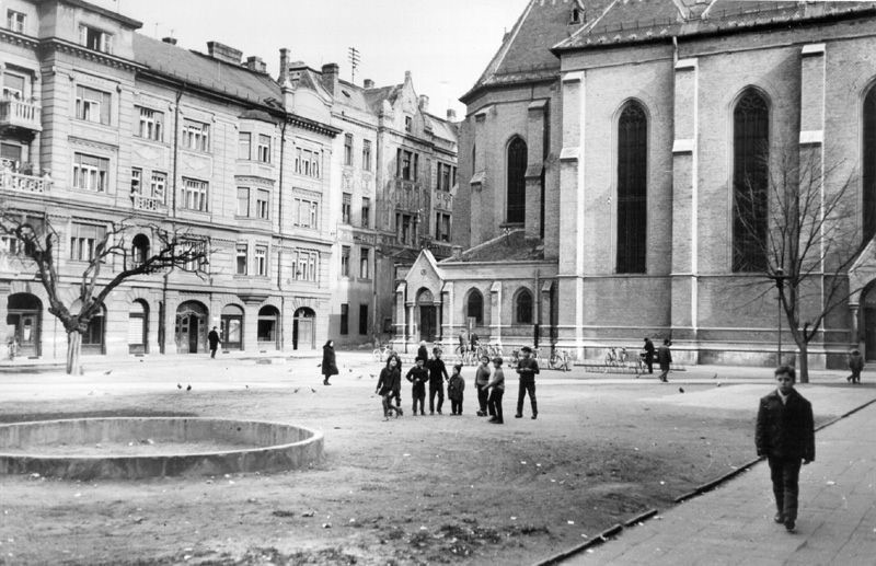 The Catholic Gate (Katolička porta), Catholic Churchyard, Novi Sad, 1964