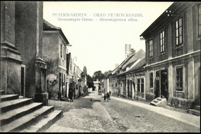 Strossmayer Street, Petrovaradin, Seen From the Pavement, 1896–1918