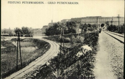 The railway line below Petrovaradin fortress, The Petrovaradin Tunnel, 1896–1918