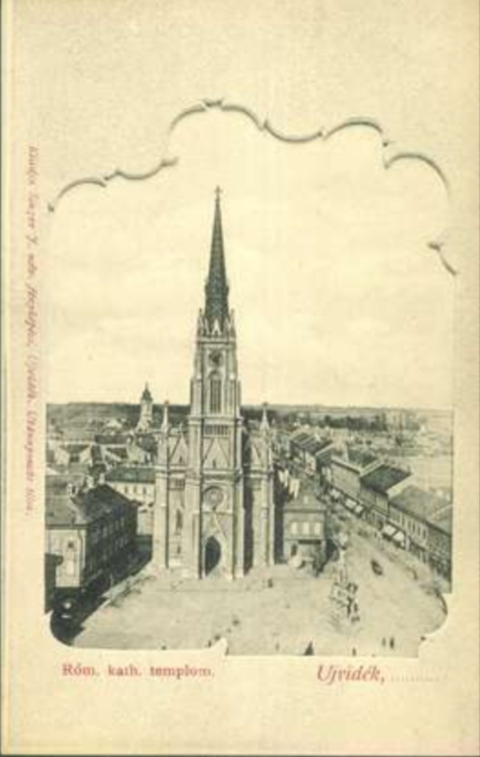 The Catholic parish church and market street, Novi Sad, Name of Mary Church, 1896–1918