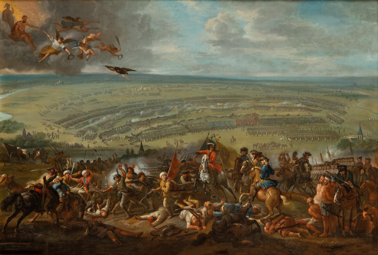 The Battle of Peterwardein, by Jan van Huchtenburg, Petrovaradin Fortress, early eighteenth century