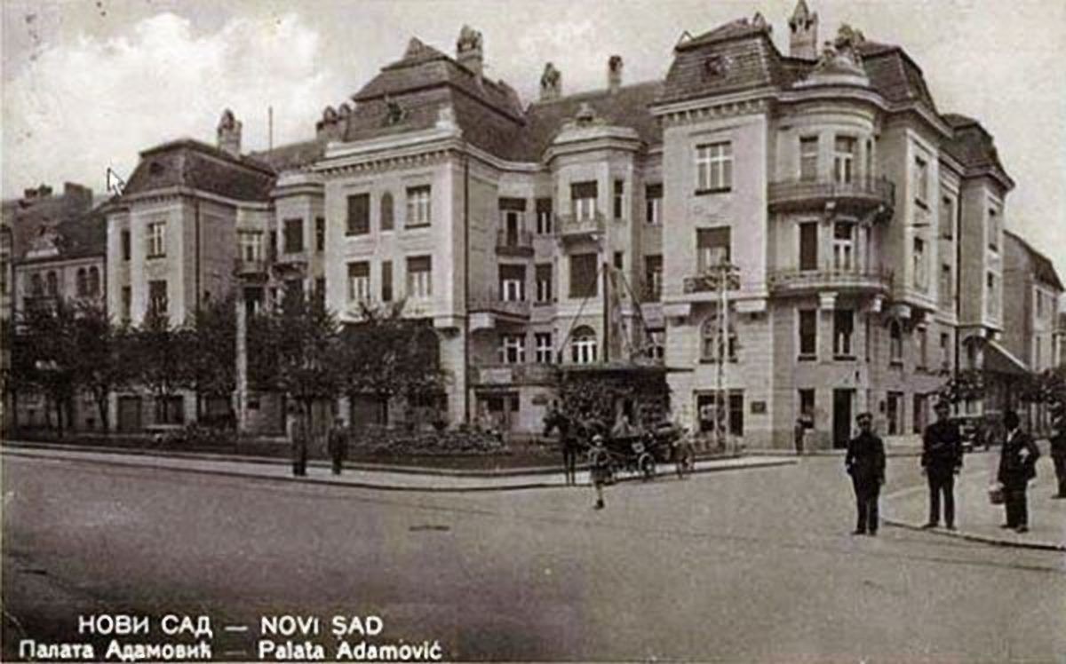 Adamovic palace, The Adamović Building, Novi Sad, 1930s
