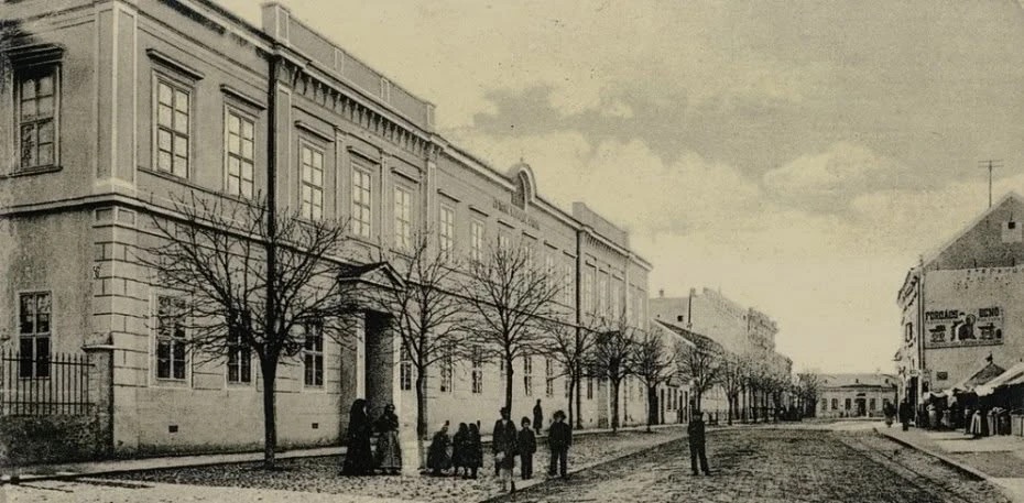 Die serbische Volksschule am Getreidemarkt, Getreideplatz, Neusatz, 1895–1918