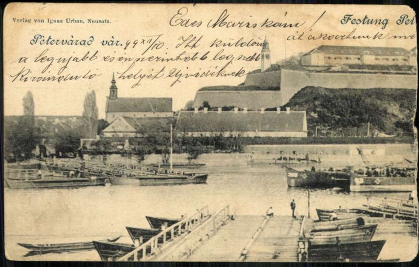 Весточка из Петроварадина о новейшем месте загородных прогулок Нови-Сада, 1899