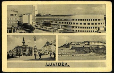 Novi Sad: Banovina Palace, City Hall and Petrovaradin Fortress, 1941–1945