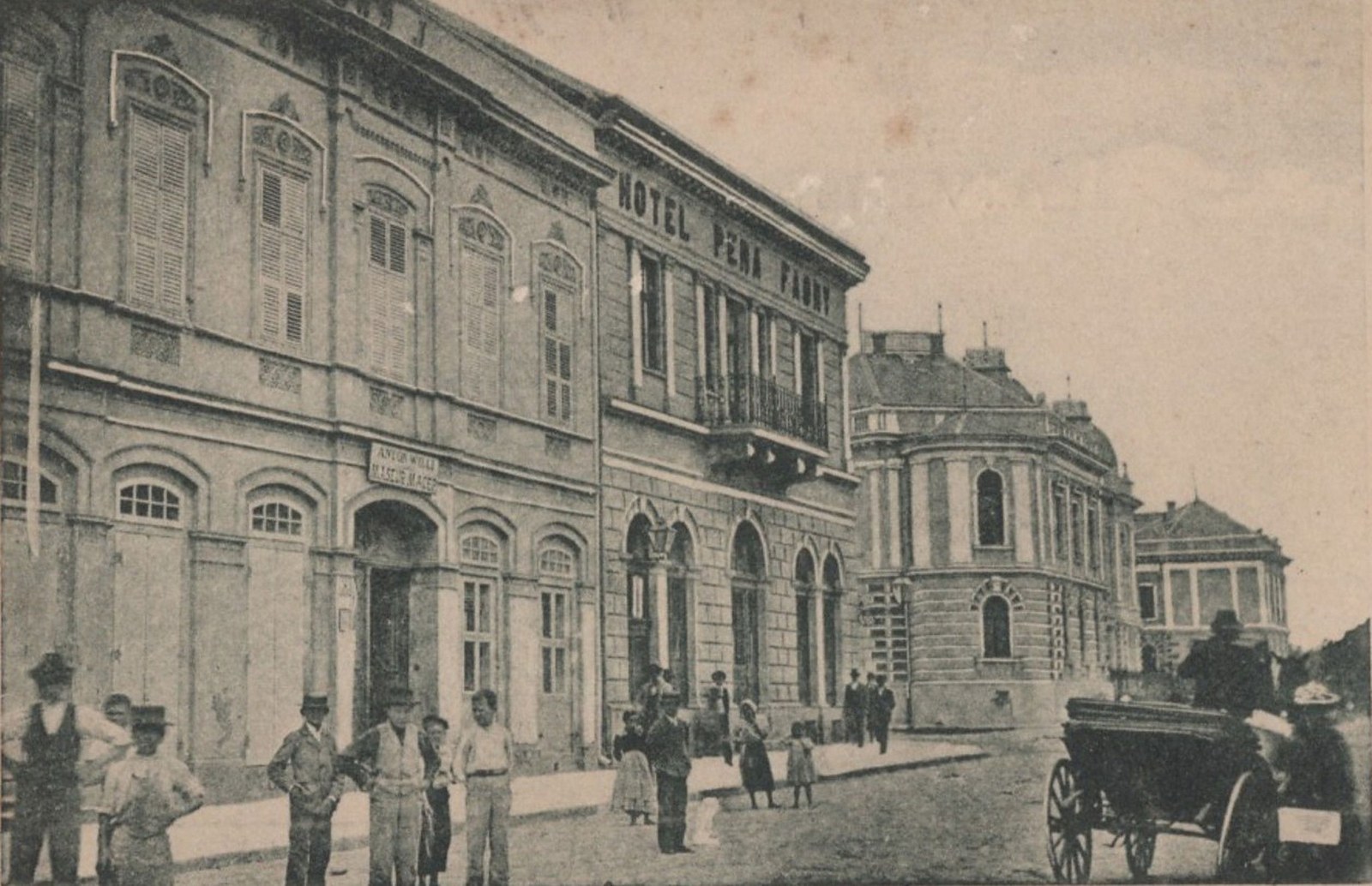 The Hotel Pera Fabry on Dunavska Street, Novi Sad, 1902