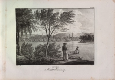 The Market Town of Kamenitz, by Jakob Alt, Sremska Kamenica, 1826