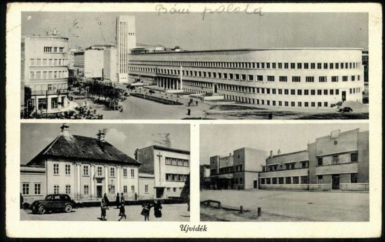 Дворец бана и два неопознанных здания, Дворец Бановина, Нови-Сад, 1941–1945