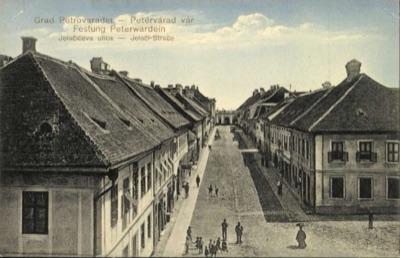 An Elevated View Down Jelačić Street, Inside Petrovaradin Fortress, Novi Sad, 1896–1918