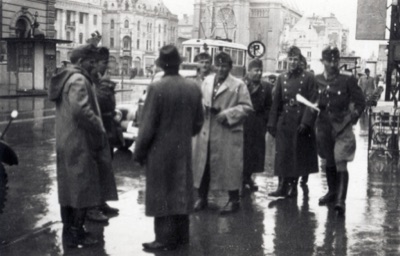 Gathering in Liberty Square, Novi Sad, 1942