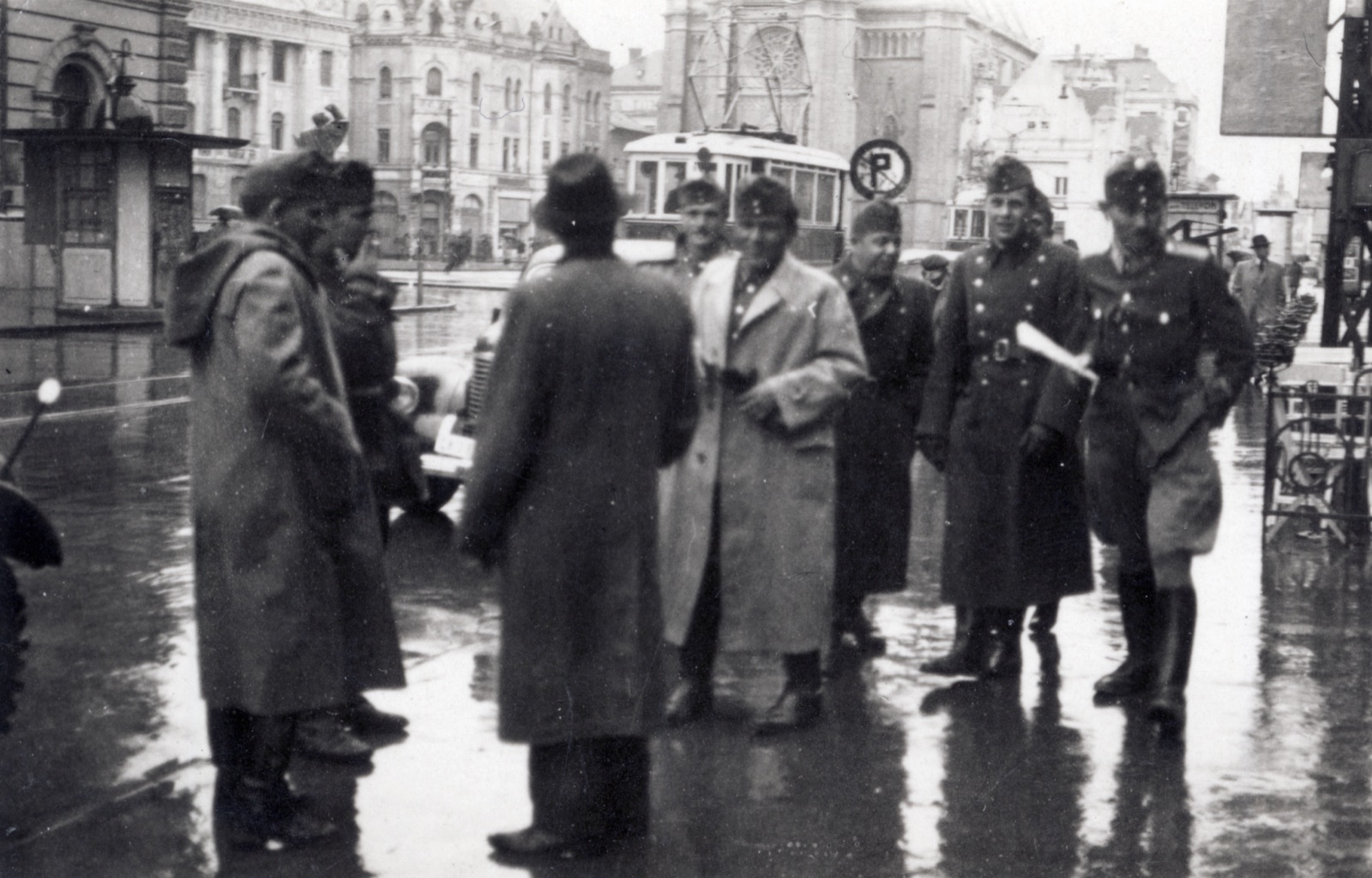 Gathering in Liberty Square, Novi Sad, 1942