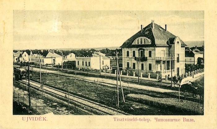 The new villas by the railway, Futak Street, Novi Sad, 1900–1918