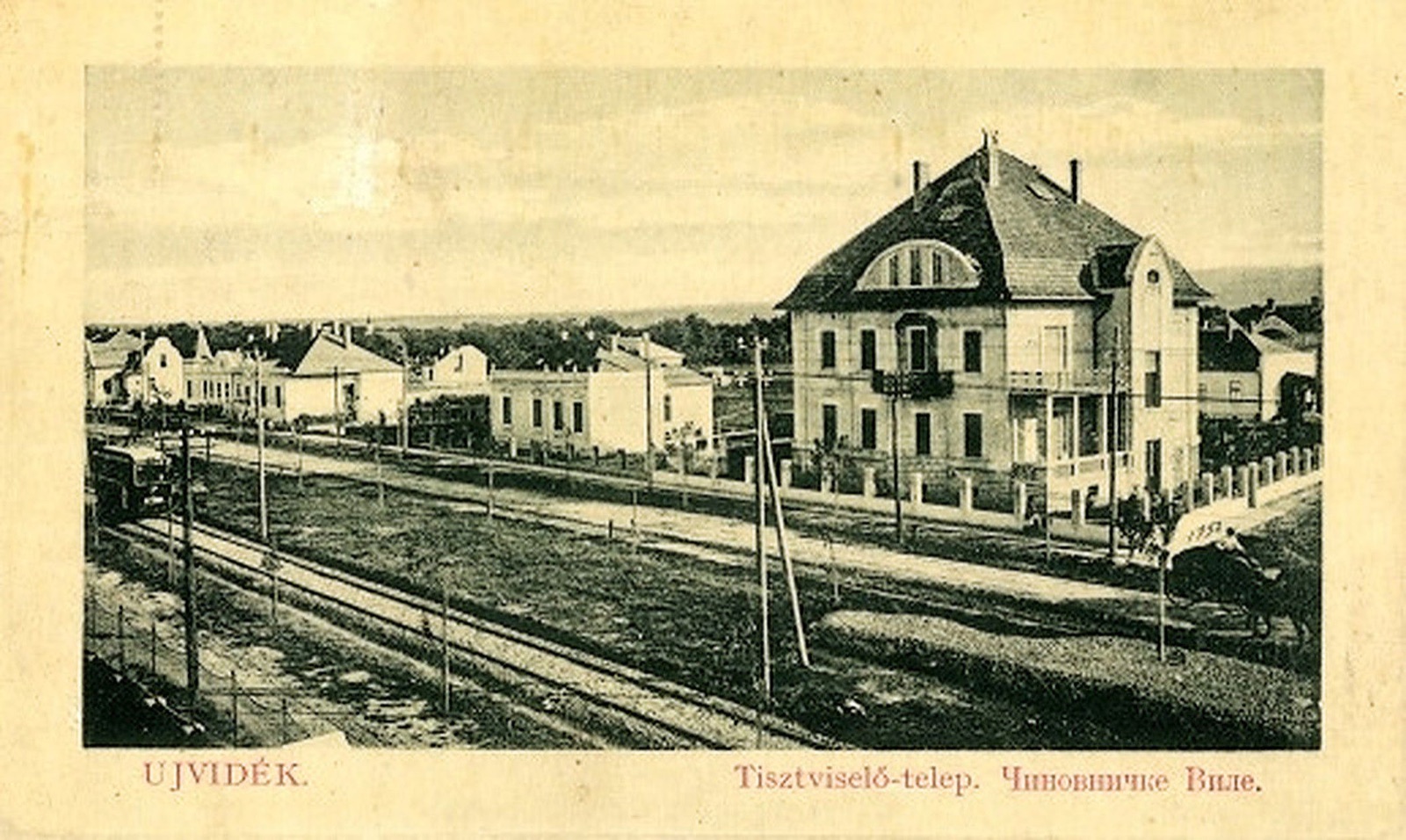 The new villas by the railway, Futak Street, Novi Sad, 1900–1918