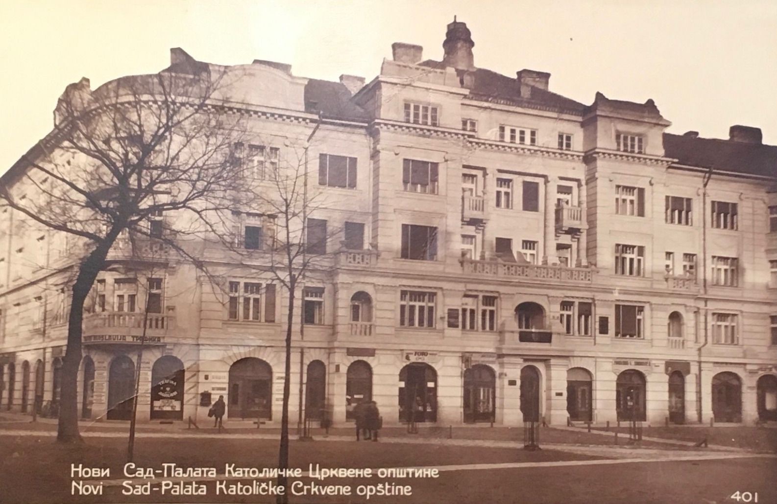 The Vatican palace, Catholic Churchyard, Novi Sad, 1930s