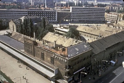 Over the old roofs toward the new boulevard, Liberation Boulevard, Novi Sad, 1960–1979