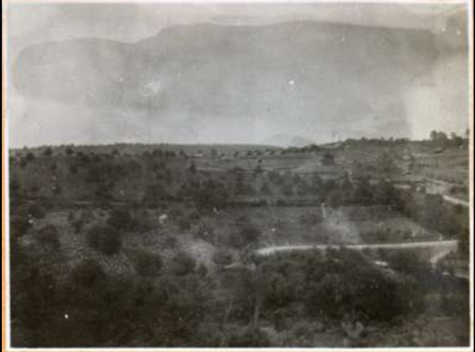 A Hazy Landscape View of Fields Near Petrovaradin, Novi Sad, 1917