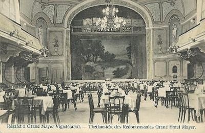The Redoute hall of the Grand Hotel Mayer, Novi Sad, 1890s