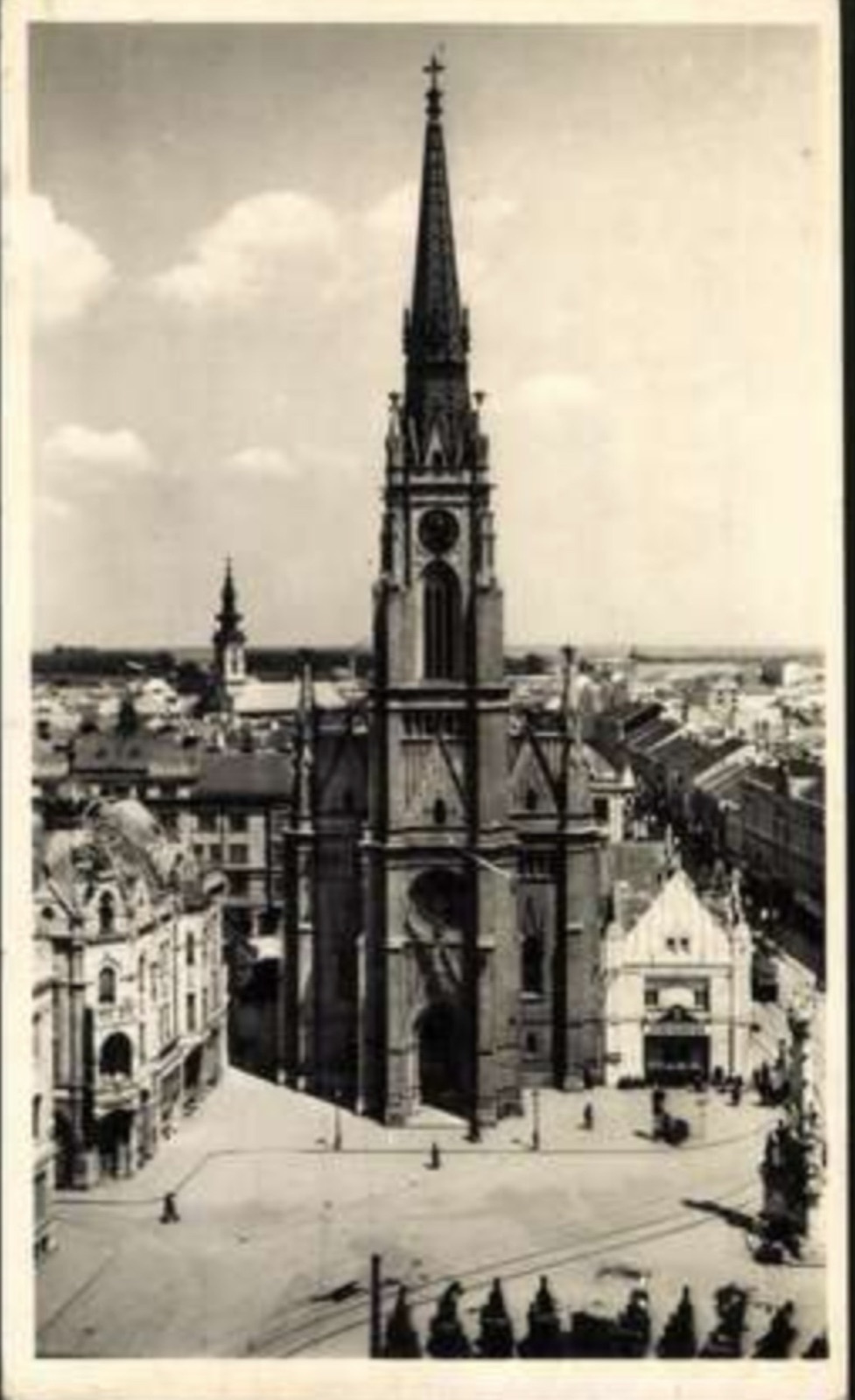 Католичка парохијска црква из ваздуха, Нови Сад, Црква Имена Маријиног, 1941–1945