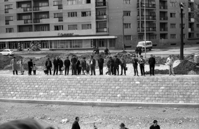 The New Danube Quay Opposite Centrotextil, Novi Sad, 1965