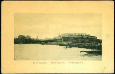 Petrovaradin Fortress, with a Boatman and an Overturned Punt, 1911, Novi Sad