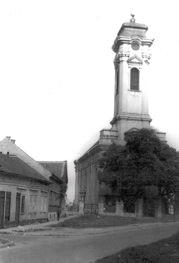 Црква изнад ниских кућа, Алмашка црква, Нови Сад, 1972