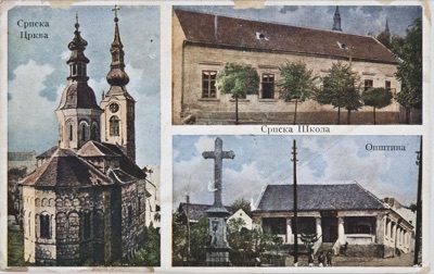 Three views of Sremska Kamenica, 1920s