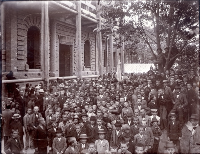 Consecration of the new Serbian Grand Gymnasium, Novi Sad, 1901
