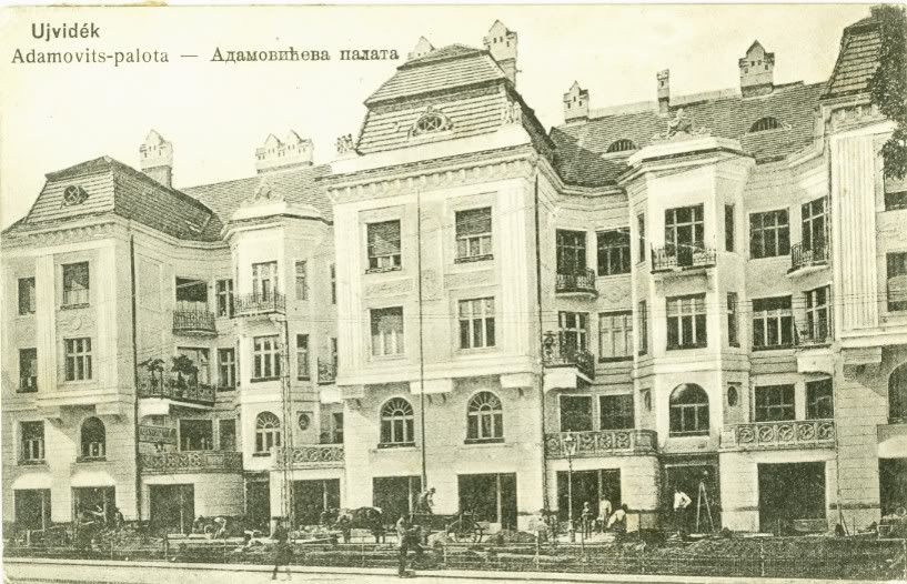 The Adamović Palace, The Adamović Building, Novi Sad, 1910s