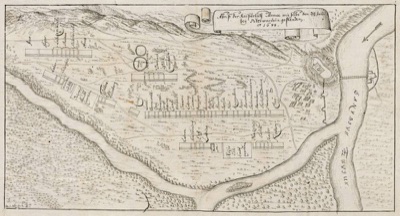 Plan of the Imperial Army Camped at Petrovaradin, 1688, Novi Sad