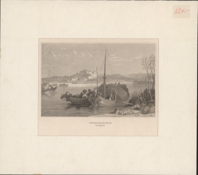 Peterwardein in Hungary, Petrovaradin Fortress, 1845