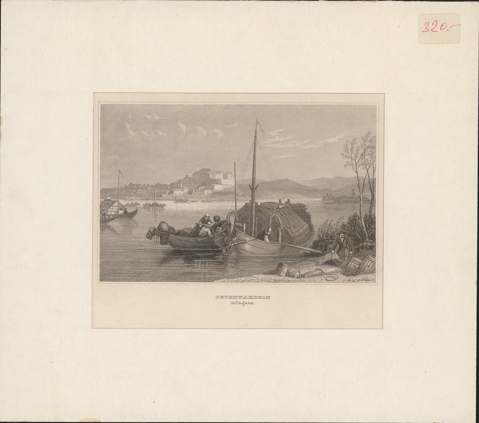 Петроварадин у Угарској, Петроварадинска тврђава, 1845