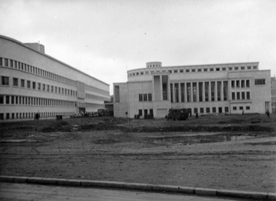 The Rear Facade of the Banovina Palace, Novi Sad, 1941