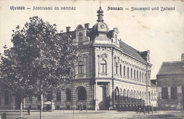 A big tree over the corner, Tax and Customs Office, Novi Sad, 1900s