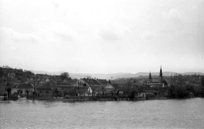 Kamenica on the Danube, Seen from the Felszabadulas, 1965, Sremska Kamenica