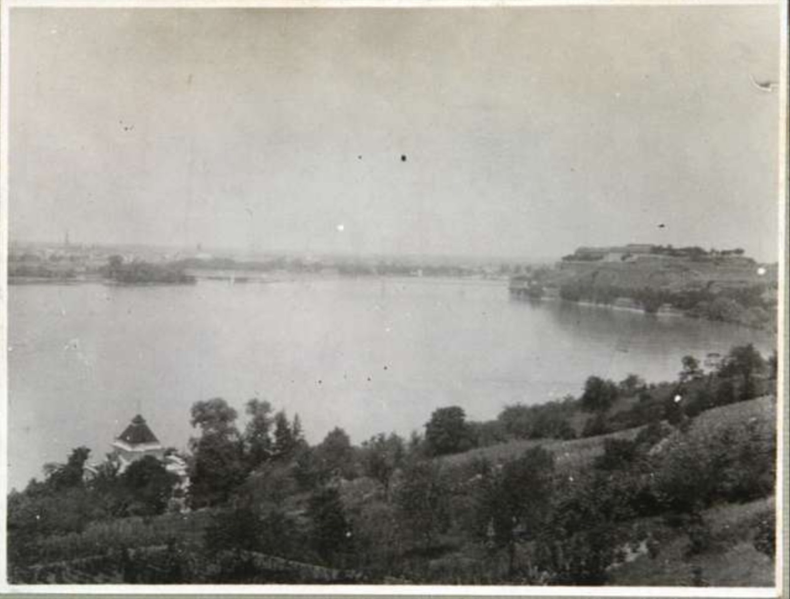 The Danube From a Vineyard Terrace, Petrovaradin Beyond, Sremska Kamenica, 1917
