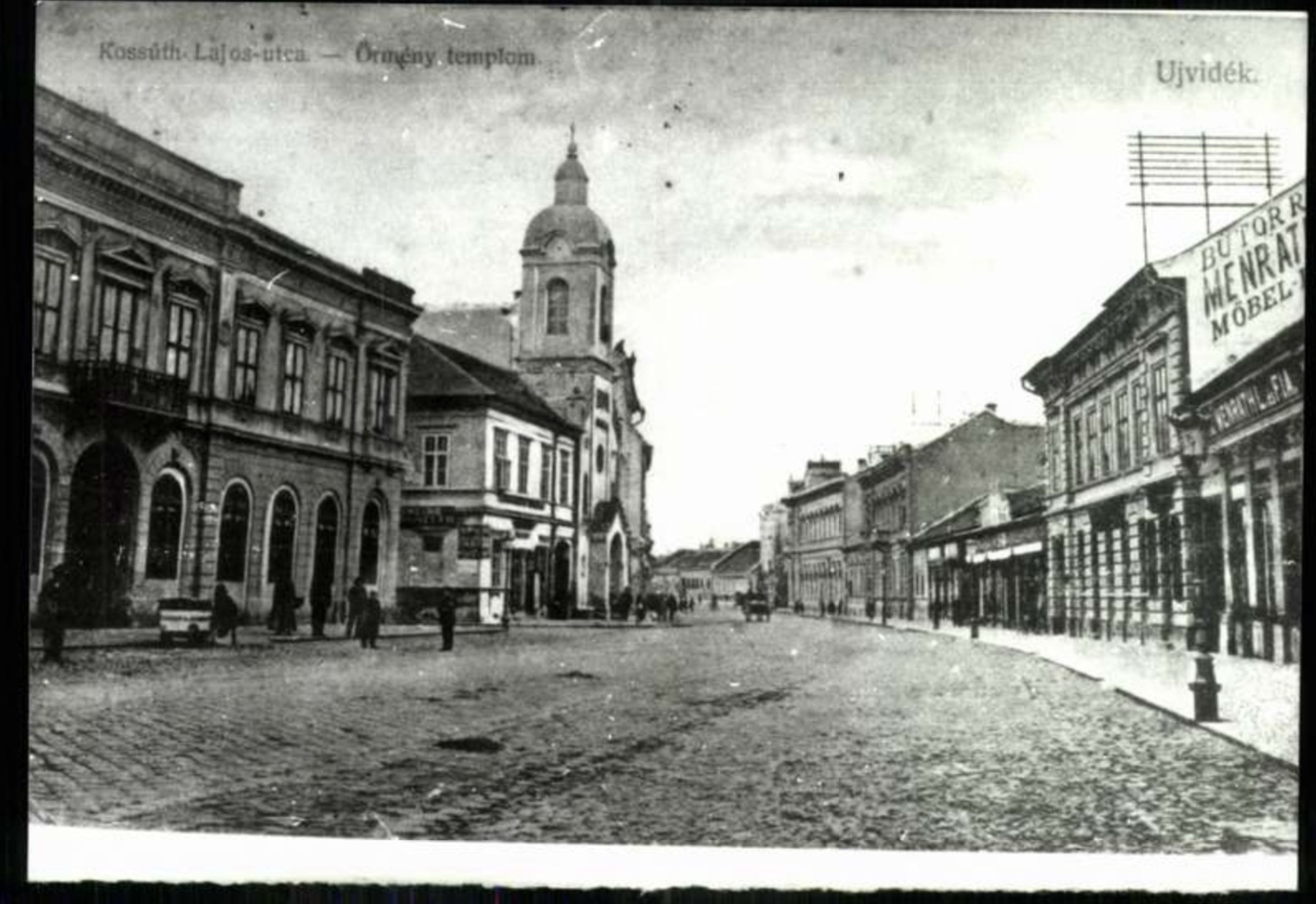Улица Лајоша Кошута и Јерменска црква, Улица краља Александра, Нови Сад, 1896–1918